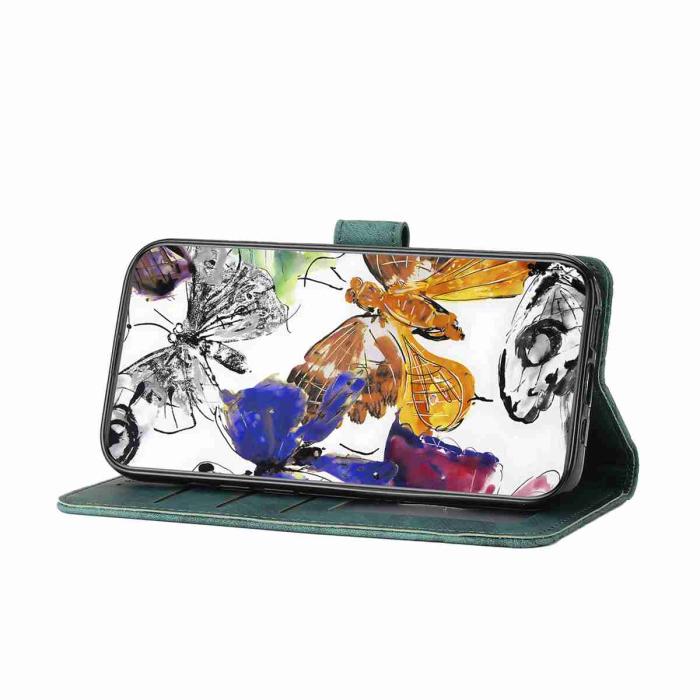 Bild 4, OnePlus 15 Fodral Med Fjäril Tryck Grön