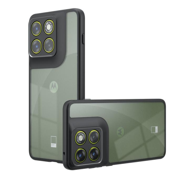 Bild 2, Motorola Edge 70 Skal MagSafe Hybrid Transparent / Svart