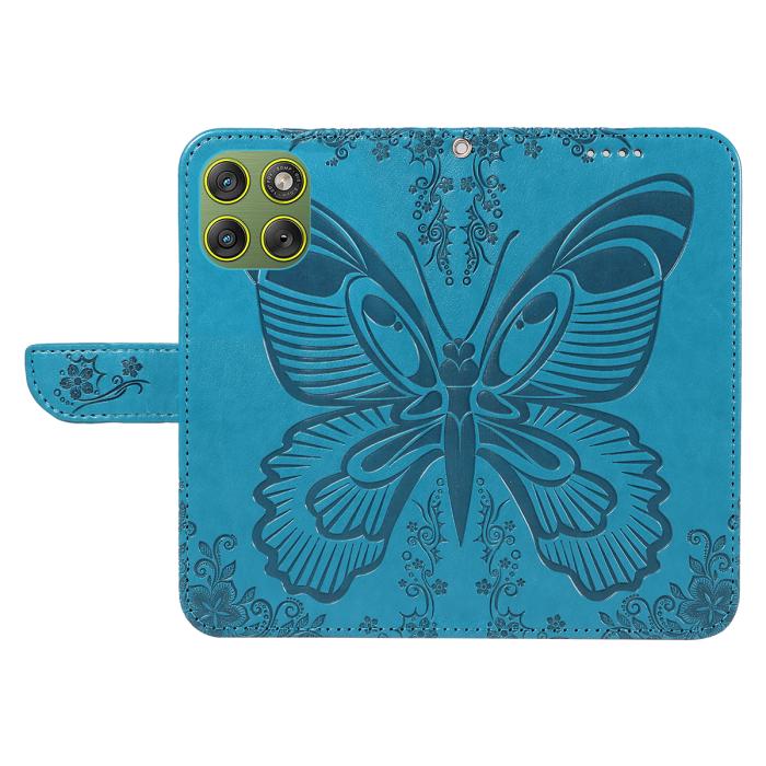 Bild 3, Motorola Edge 70 Fodral Med Fjäril Tryck Blå