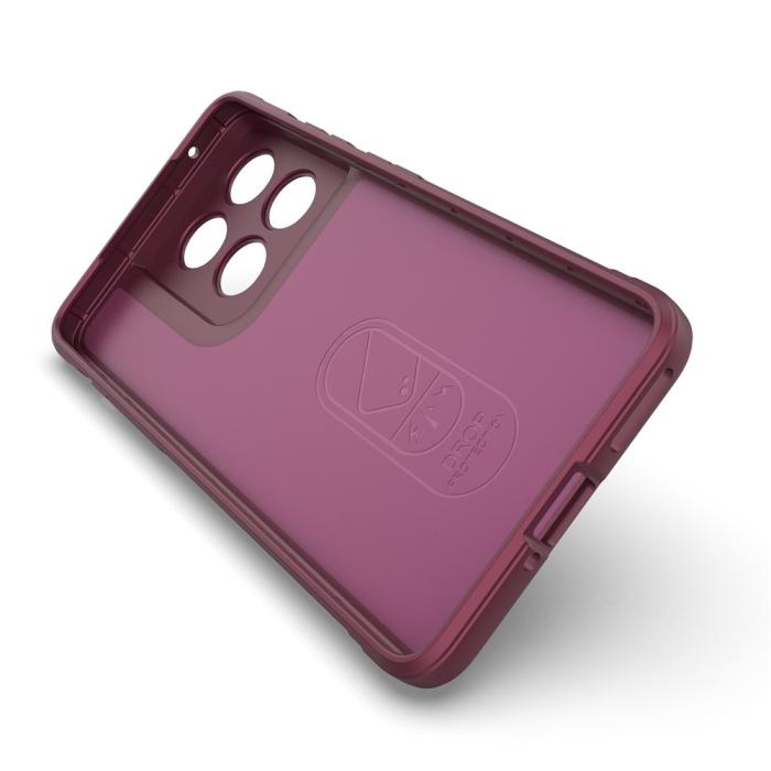 Bild 3, Motorola Edge 70 Skal Magic Shield Vinröd