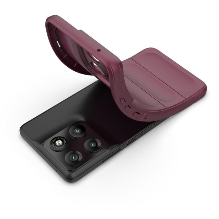 Bild 4, Motorola Edge 70 Skal Magic Shield Vinröd