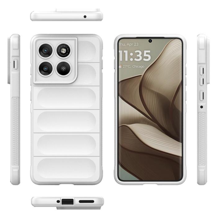 Bild 2, Motorola Edge 70 Skal Magic Shield Vit