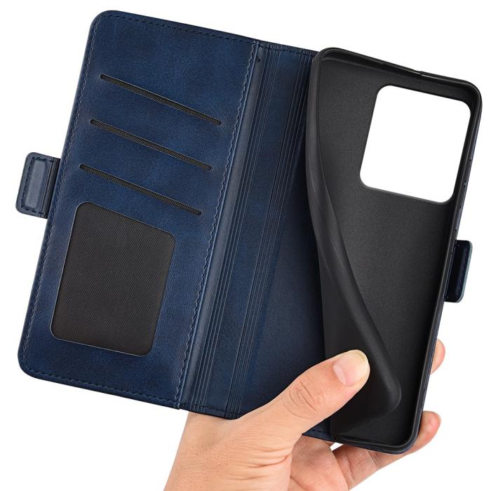 Bild 4, Motorola Edge 70 Fodral Läder Blå