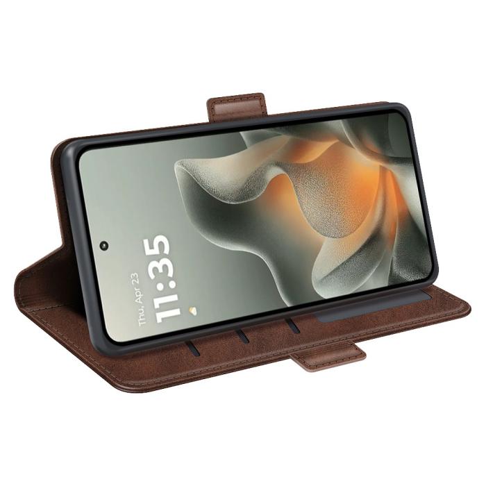 Bild 3, Motorola Edge 70 Fodral Läder Brun