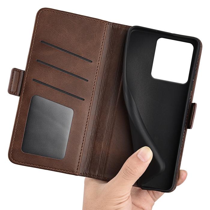 Bild 4, Motorola Edge 70 Fodral Läder Brun