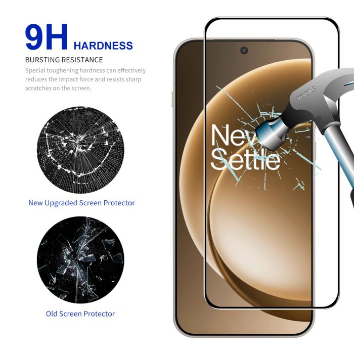 Bild 4, ENKAY OnePlus 15 Skärmskydd Heltäckande Härdat Glas