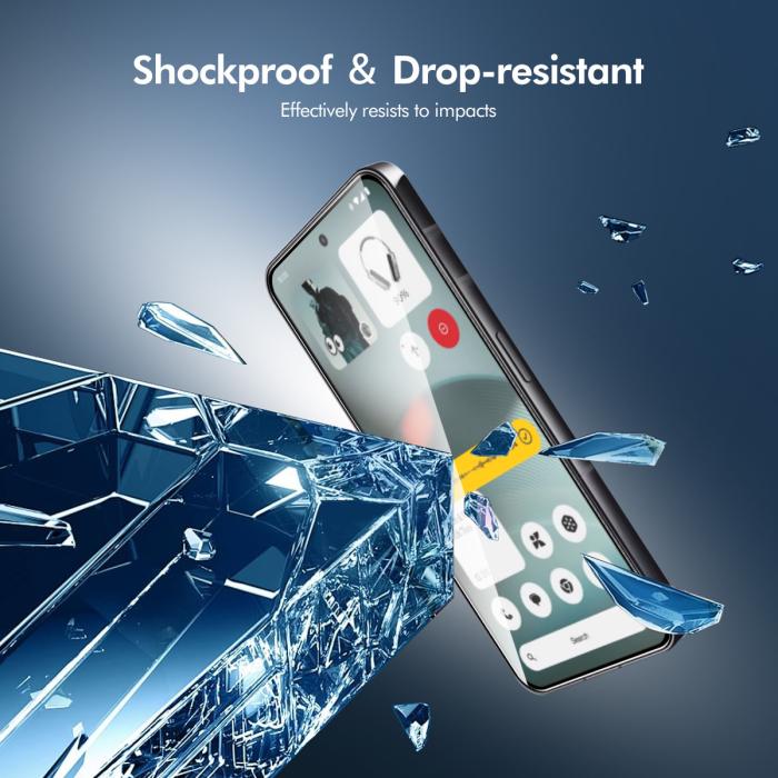 Bild 4, ENKAY Nothing Phone 3a Lite 2-PACK Skärmskydd Härdat Glas