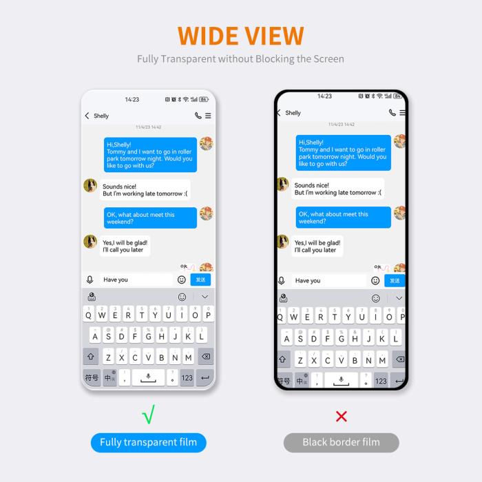 Bild 2, ENKAY Nothing Phone 3a Lite 2-PACK Skärmskydd Härdat Glas