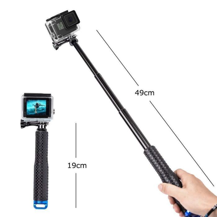 Bild 3, Selfiestick För GoPro Svart