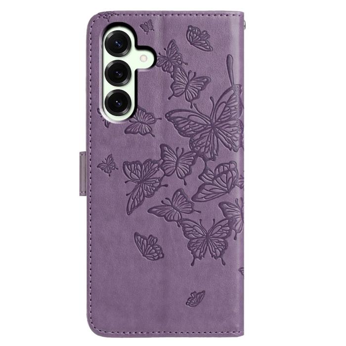 Bild 5, Samsung Galaxy A57 5G Fodral Med Fjäril Tryck Lila