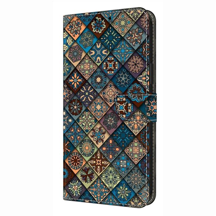 Bild 4, Samsung Galaxy A37 5G Fodral Läder Mandala Blommor