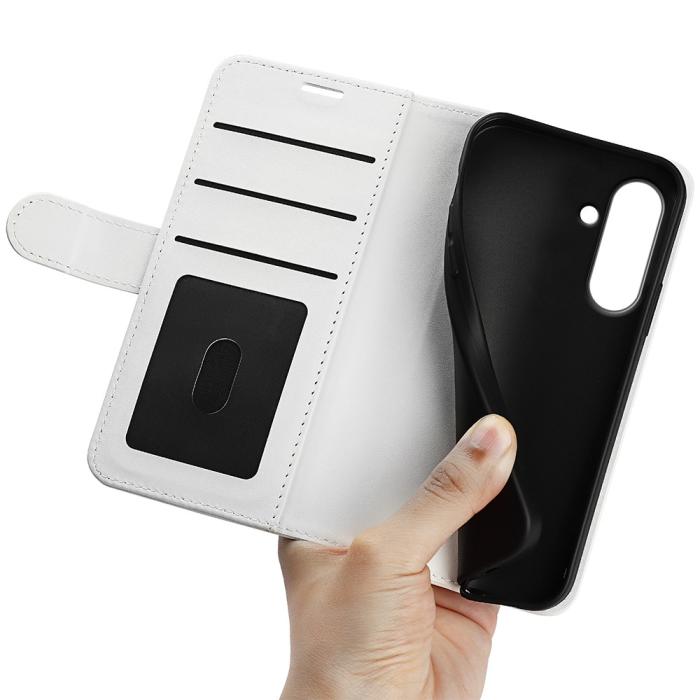 Bild 4, Samsung Galaxy A37 5G Fodral Crazy Horse Läder Vit