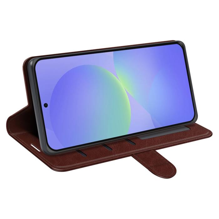 Bild 3, Samsung Galaxy A37 5G Fodral Crazy Horse Läder Brun