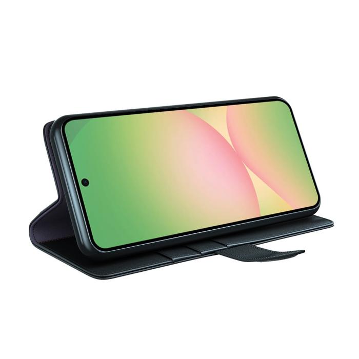 Bild 3, Samsung Galaxy A57 5G Fodral Premium Äkta Läder Svart