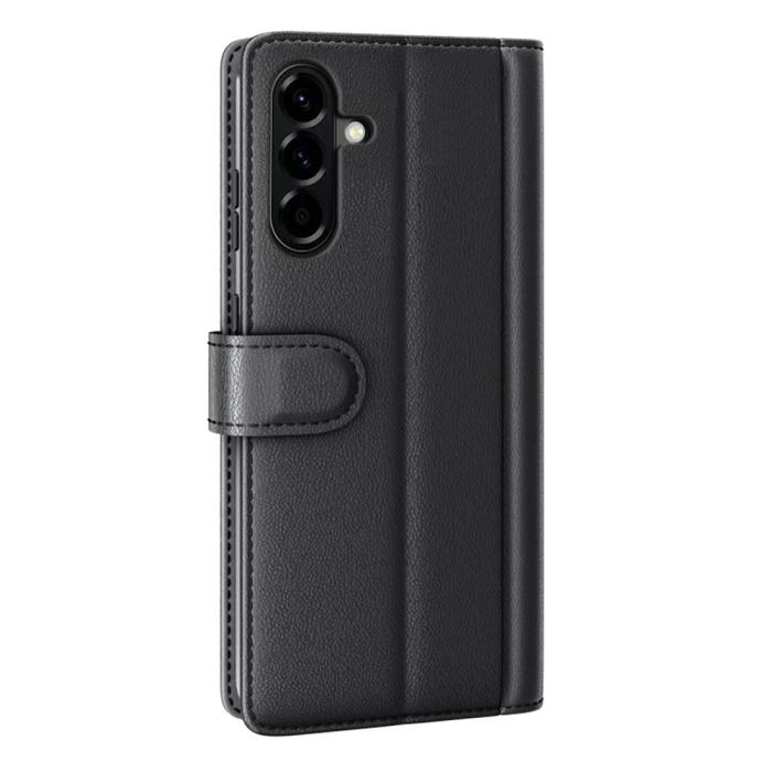 Bild 6, Samsung Galaxy A57 5G Fodral Premium Äkta Läder Svart