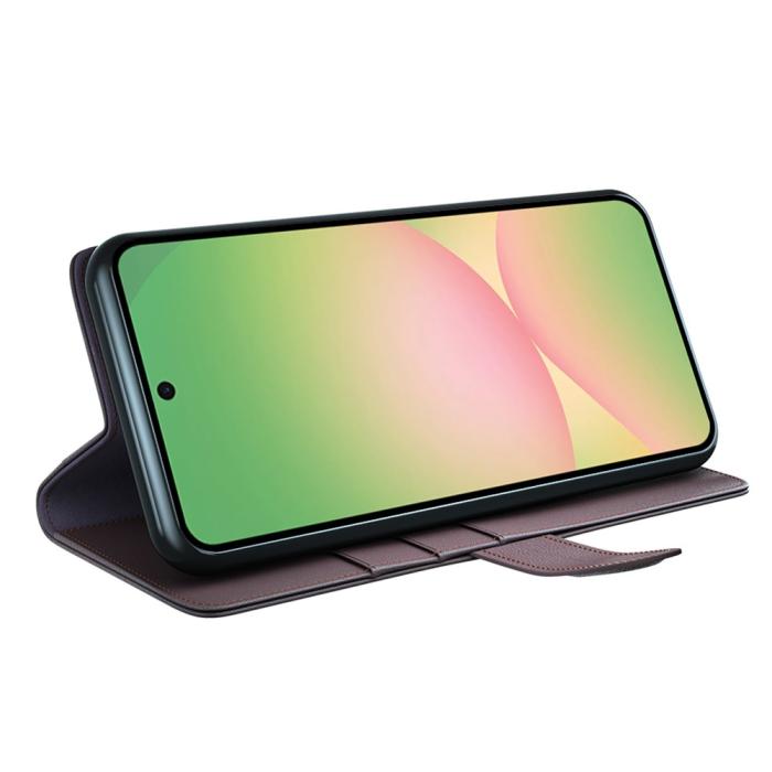 Bild 3, Samsung Galaxy A57 5G Fodral Premium Äkta Läder Brun