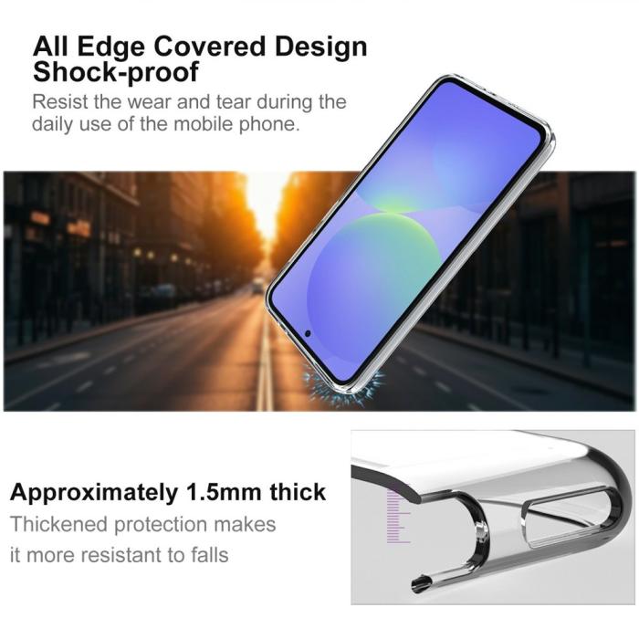 Bild 4, IMAK Smasung Galaxy A37 5G Skal Soft TPU Transparent