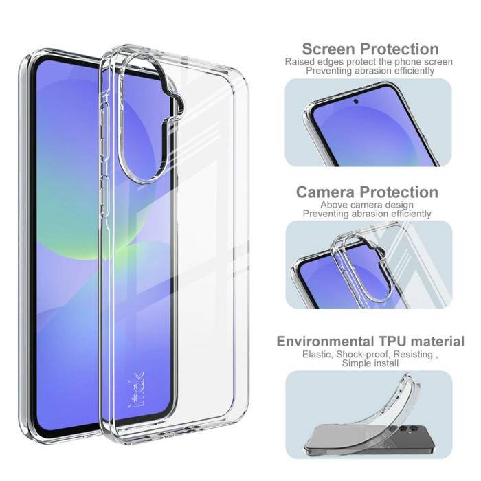 Bild 5, IMAK Smasung Galaxy A37 5G Skal Soft TPU Transparent