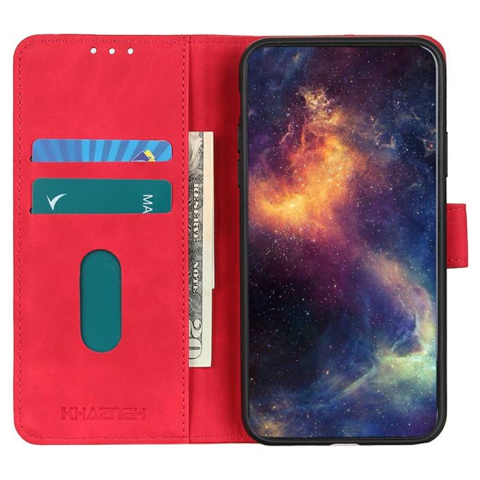 Bild 2, KHAZNEH Samsung Galaxy A57 5G Fodral Retro Läder Röd