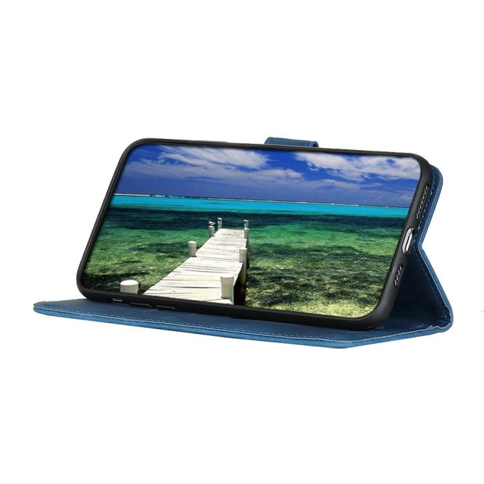 Bild 3, KHAZNEH Samsung Galaxy A57 5G Fodral Retro Läder Blå