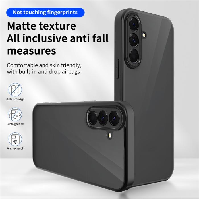 Bild 6, Samsung Galaxy A57 5G Skal Hybrid Transparent / Svart