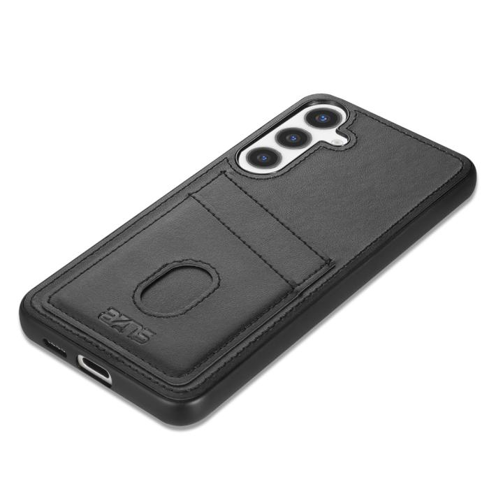 Bild 2, AZNS Samsung Galaxy A37 5G Skal Med Kortfack Läder Svart