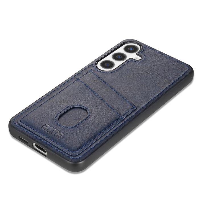 Bild 2, AZNS Samsung Galaxy A37 5G Skal Med Kortfack Läder Blå