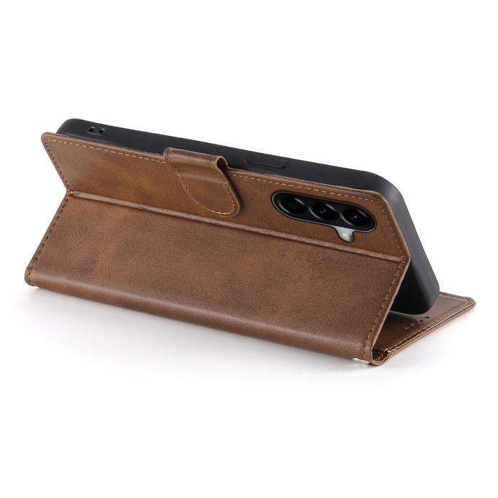 Bild 3, Samsung Galaxy A37 5G Fodral Läder Brun