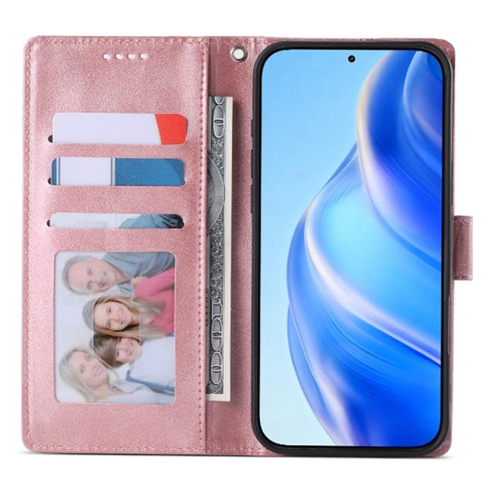 Bild 2, Samsung Galaxy A37 5G Fodral Läder Roséguld