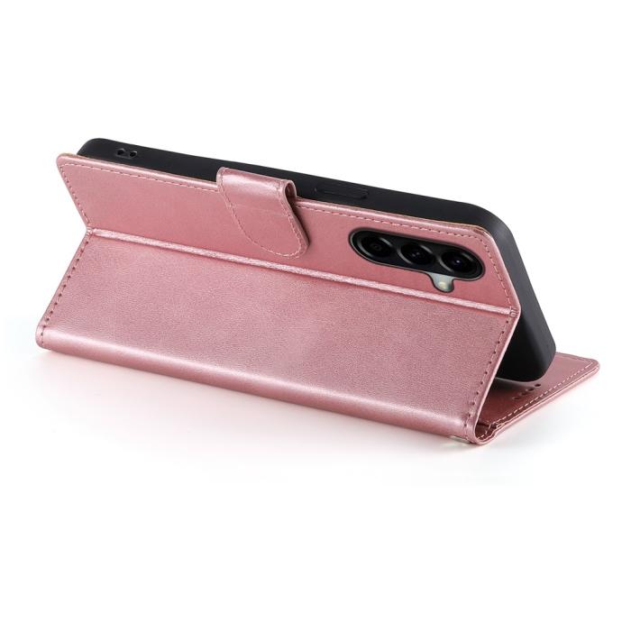 Bild 3, Samsung Galaxy A37 5G Fodral Läder Roséguld