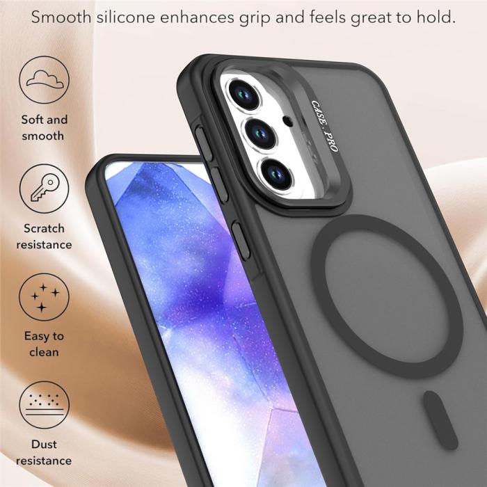 Bild 6, Samsung Galaxy A37 5G Skal MagSafe Kickstand Svart