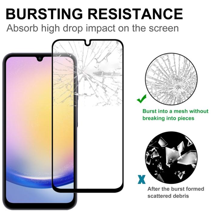 Bild 4, Samsung Galaxy A37 5G Skärmskydd Heltäckande Härdat Glas