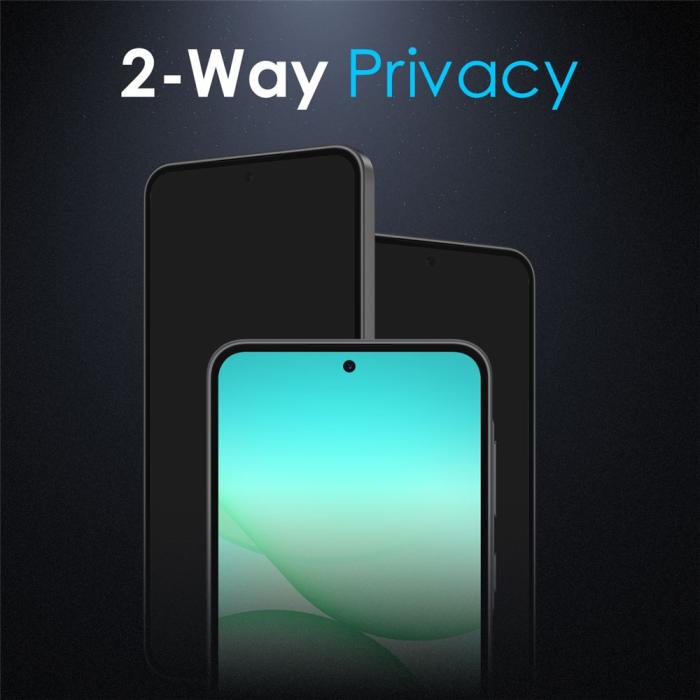 Bild 3, NORTHJO Samsung Galaxy A57 5G 2-PACK Skärmskydd Privacy