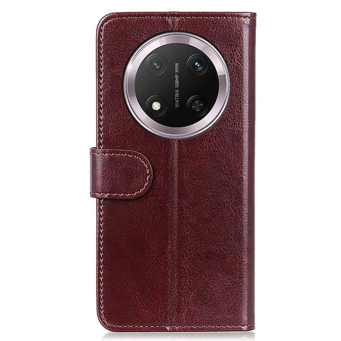 Bild 6, Honor Magic7 Lite Fodral Crazy Horse Läder Brun