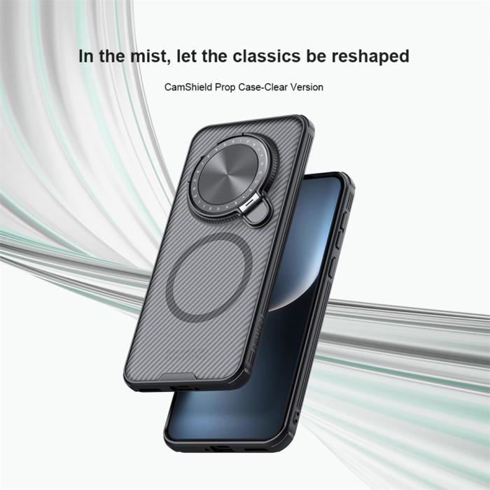 Bild 4, NILLKIN Honor Magic7 Pro Skal CamShield Prop Kickstand Svart