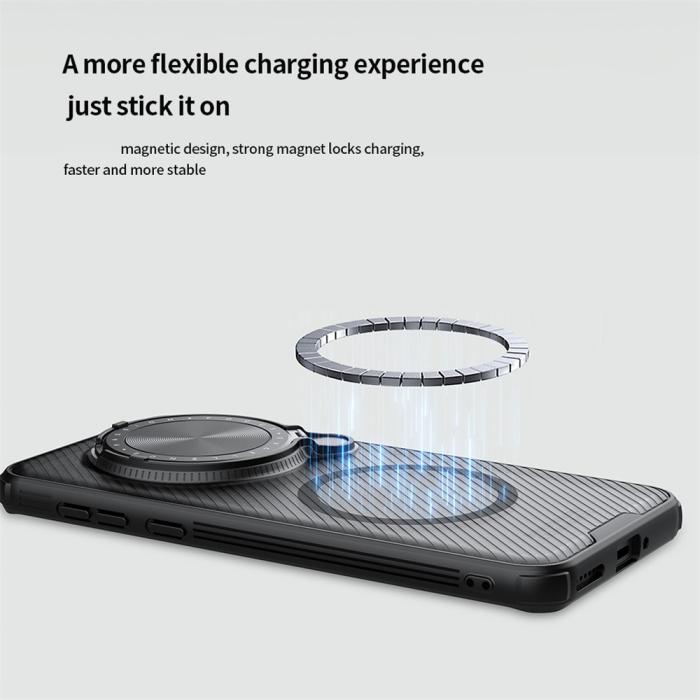 Bild 6, NILLKIN Honor Magic7 Pro Skal CamShield Prop Kickstand Svart