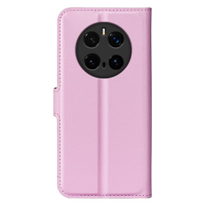 Bild 6, Honor Magic7 Pro Fodral Litchi Läder Ljus Rosa