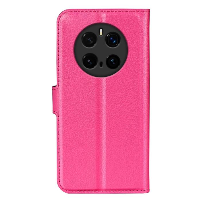 Bild 6, Honor Magic7 Pro Fodral Litchi Läder Rosa