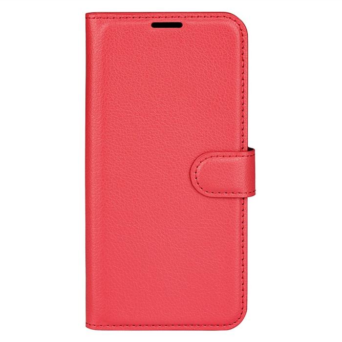 Bild 5, Honor Magic7 Lite Fodral Litchi Läder Röd