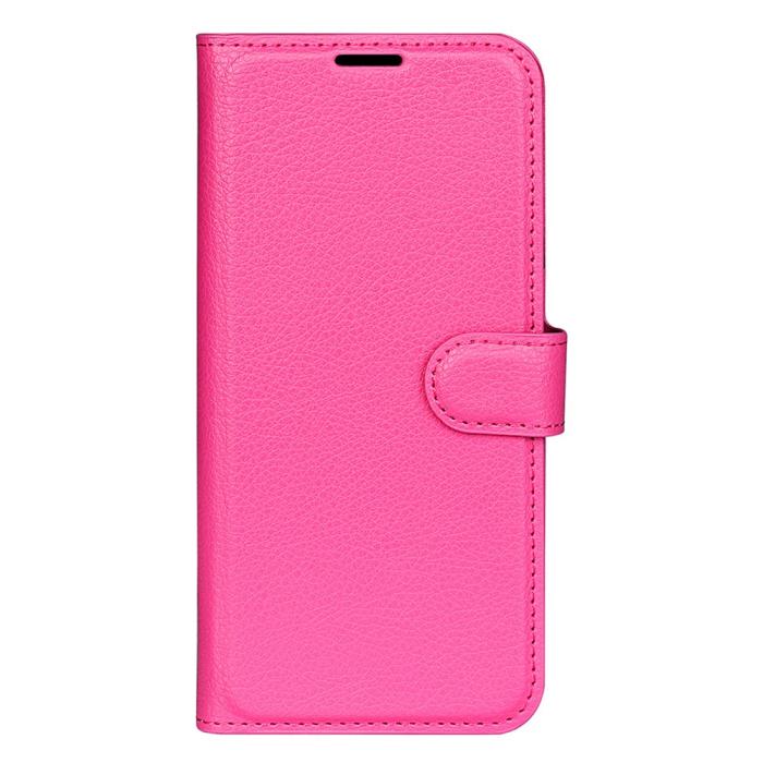 Bild 5, Honor Magic7 Lite Fodral Litchi Läder Rosa