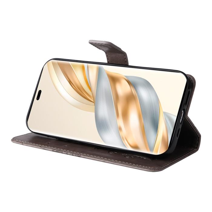 Bild 4, Honor Magic7 Lite Fodral Med Fjäril Tryck Grå