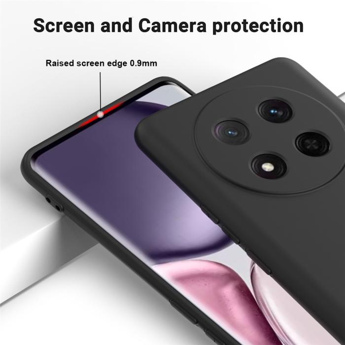 Bild 4, Honor Magic7 Lite Skal Liquid Silikon Svart