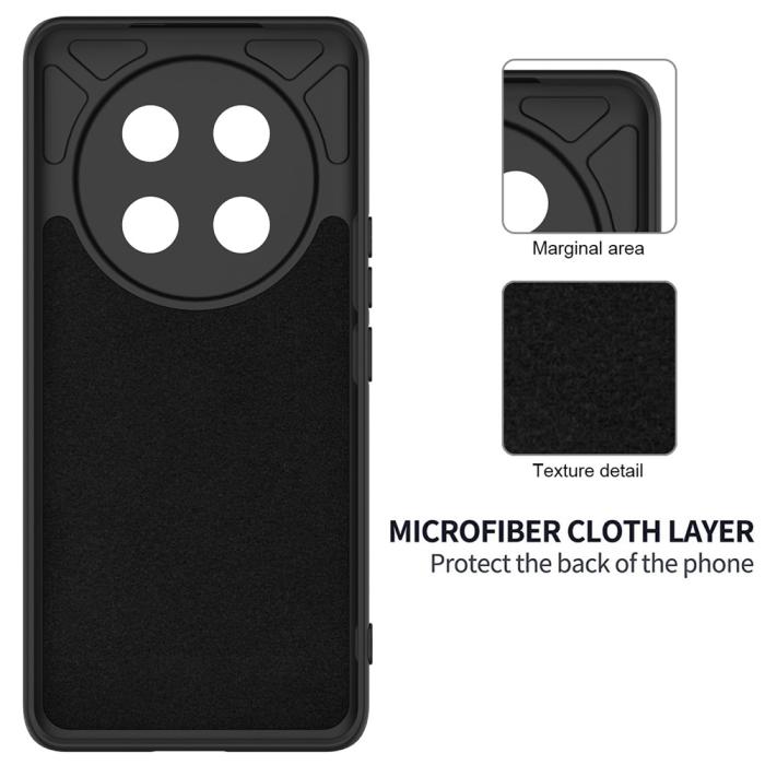 Bild 6, Honor Magic7 Lite Skal Liquid Silikon Svart