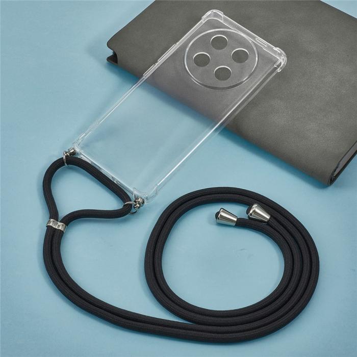 Bild 2, Honor Magic7 Lite Skal TPU Med Mobilsnöre Transparent