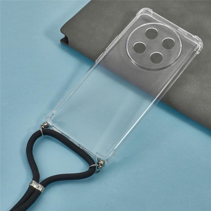 Bild 3, Honor Magic7 Lite Skal TPU Med Mobilsnöre Transparent