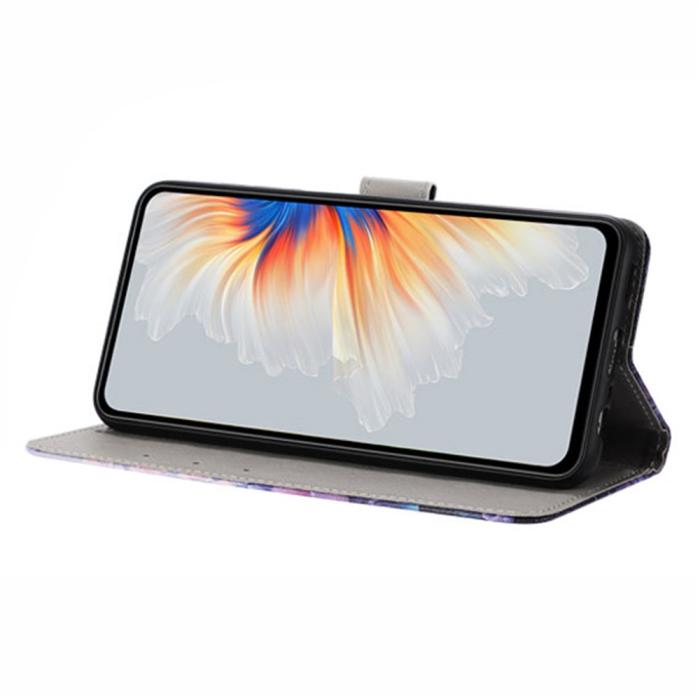 Bild 3, Honor Magic7 Lite Fodral Med Tryck Lila Rosor