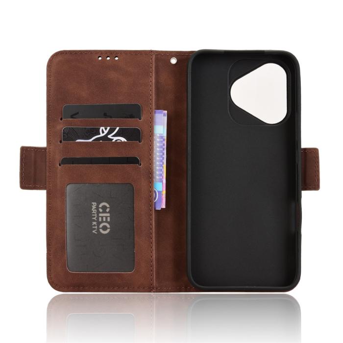 Bild 4, Honor 400 Lite Fodral Med Avtagbart Kortfodral Brun