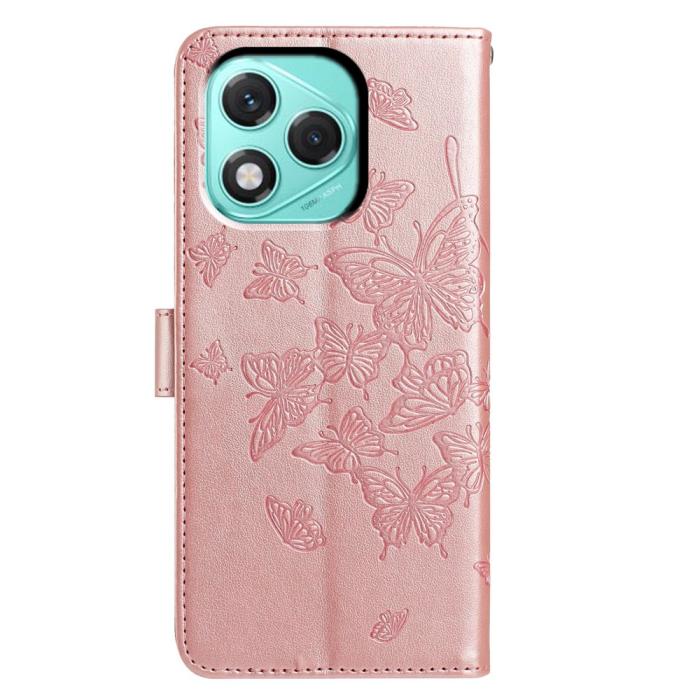 Bild 5, Honor 400 Lite Fodral Fjäril Tryck Roséguld