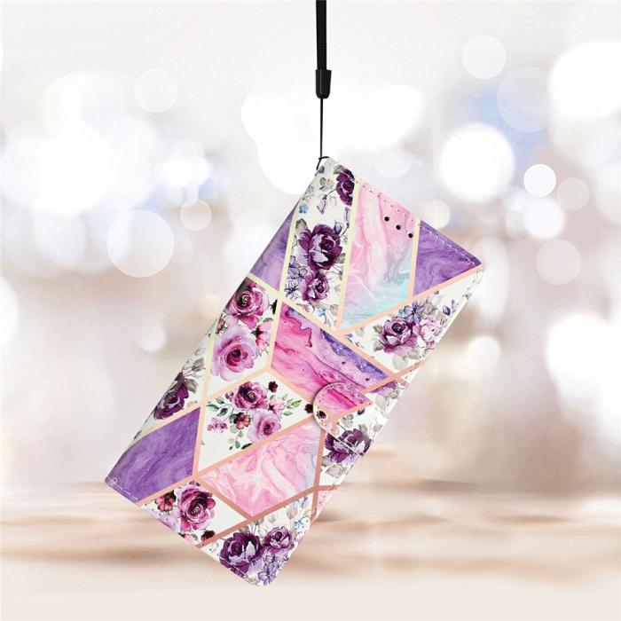 Bild 6, Honor 400 Lite Fodral Med Tryck Lila Marmor