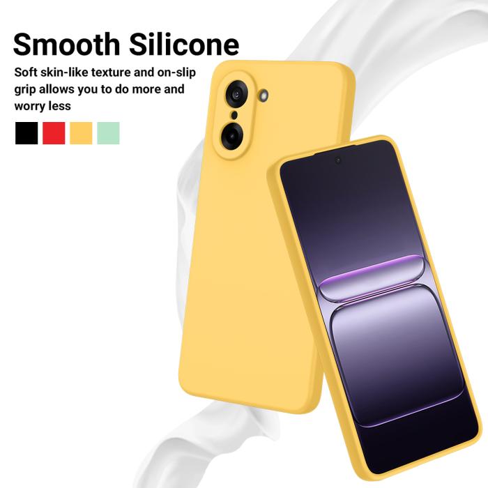 Bild 3, OnePlus Nord CE5 Skal Liquid Silikon Gul